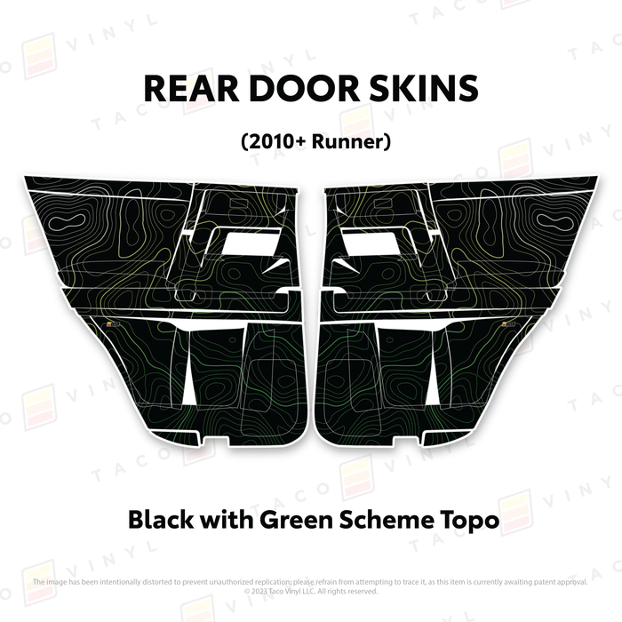 2010-24 4Runner Door Skins