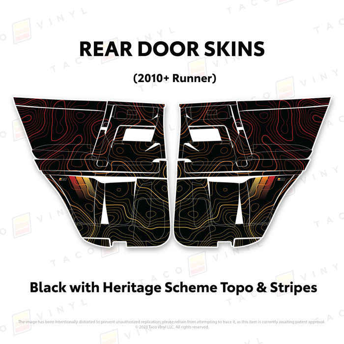 2010-24 4Runner Door Skins
