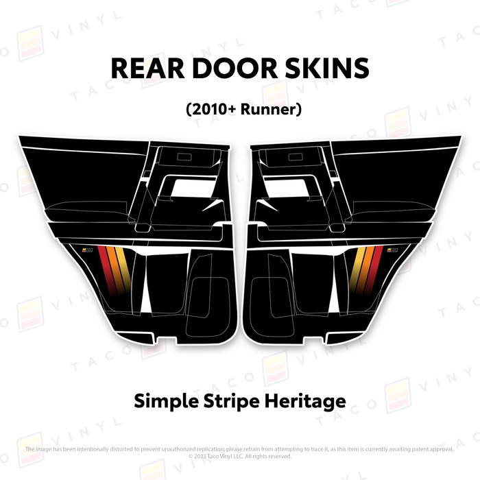 2010-24 4Runner Door Skins