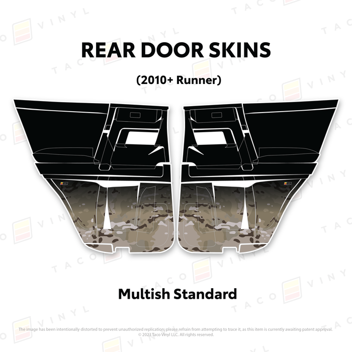 2010-24 4Runner Door Skins