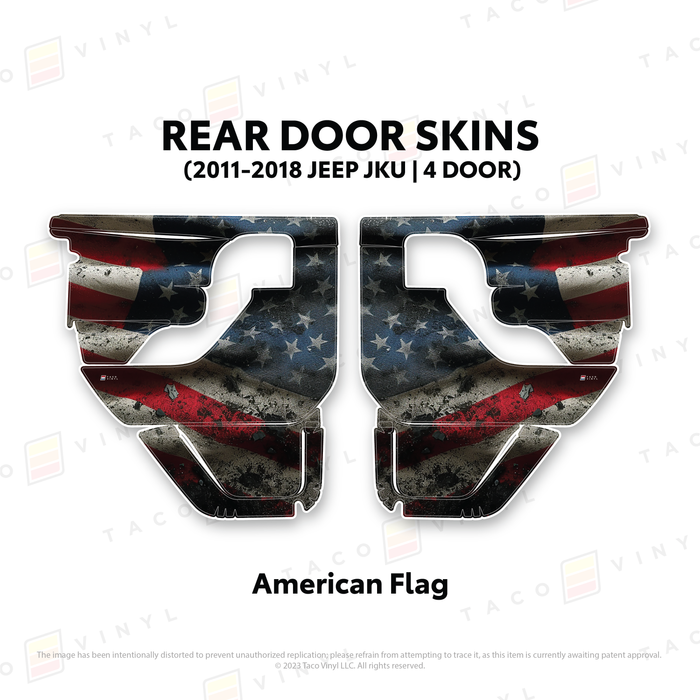2011-2018 Jeep JKU Door Skins