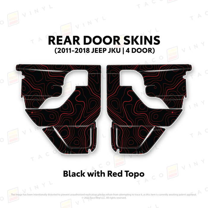 2011-2018 Jeep JKU Door Skins