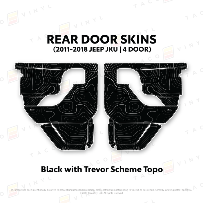 2011-2018 Jeep JKU Door Skins