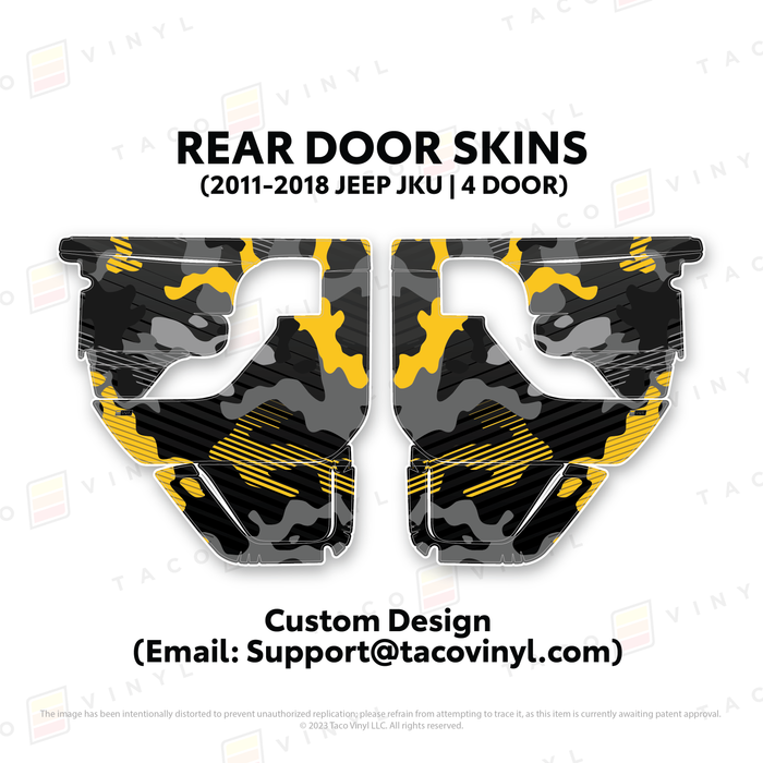 2011-2018 Jeep JKU Door Skins