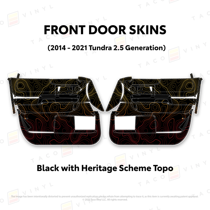 2014-21 Tundra Door Skins