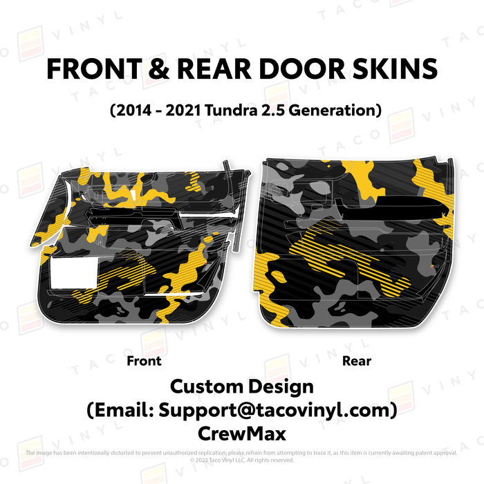 2014-21 Tundra Door Skins