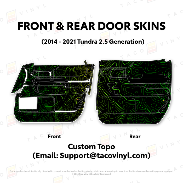 2014-21 Tundra Door Skins