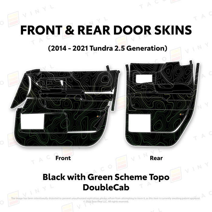2014-21 Tundra Door Skins