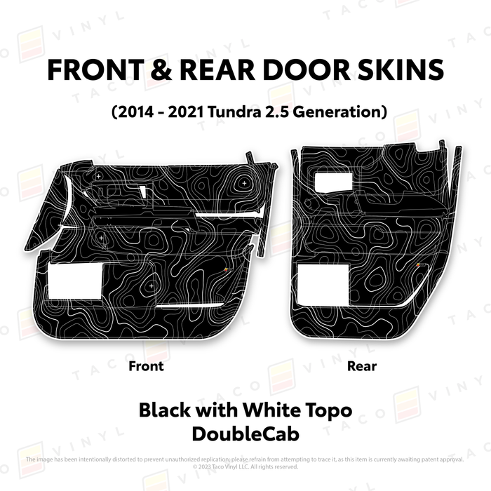 2014-21 Tundra Door Skins