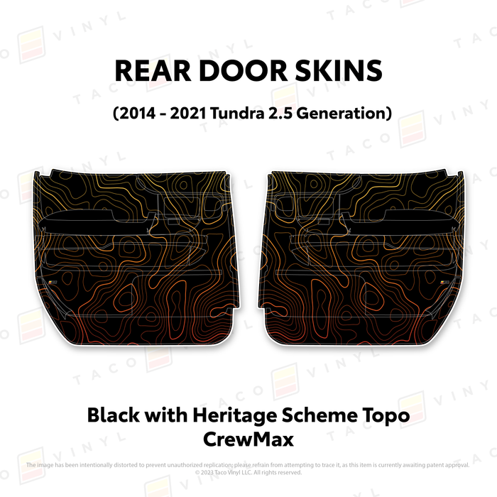 2014-21 Tundra Door Skins