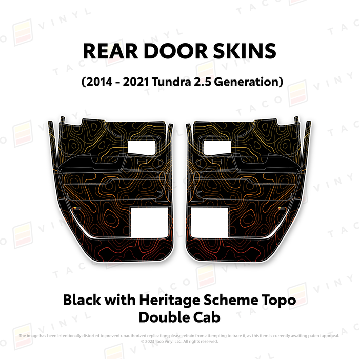 2014-21 Tundra Door Skins