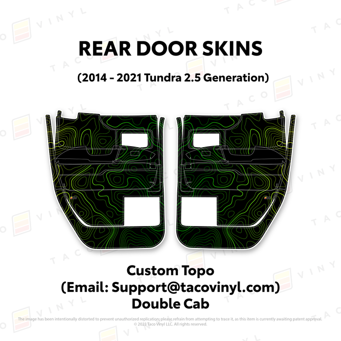 2014-21 Tundra Door Skins