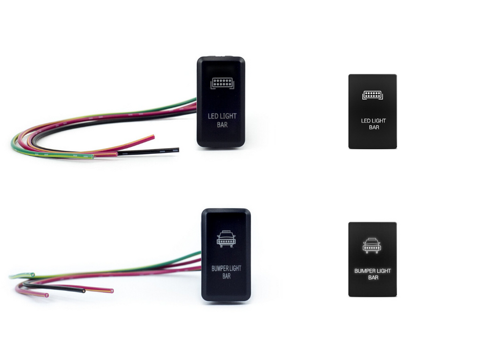 32" Lower Bumper Hidden LED Light Bar Kit Fits 2016-2023 Toyota Tacoma