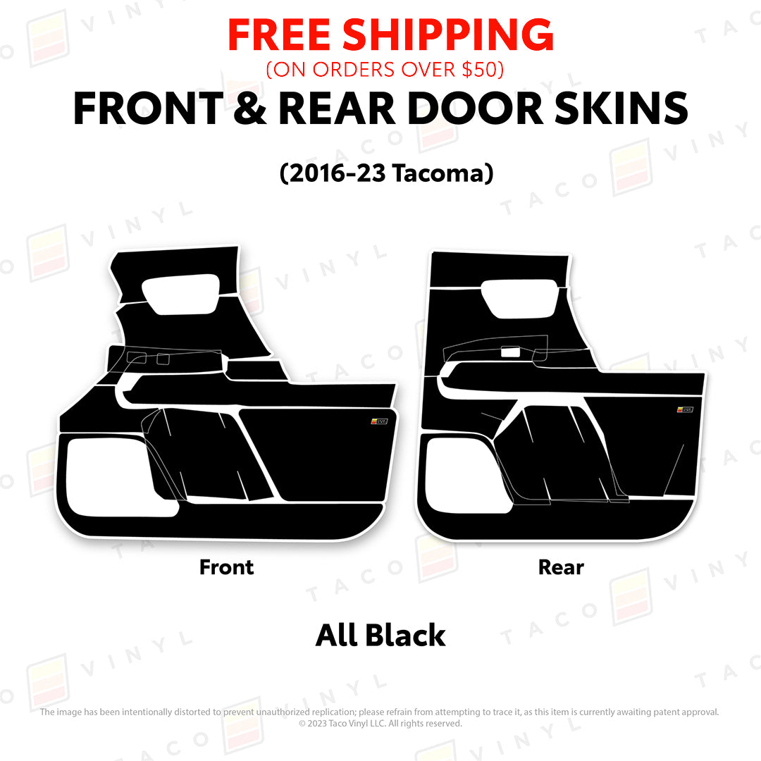 2016-2023 Tacoma - Door Skins/Pillars