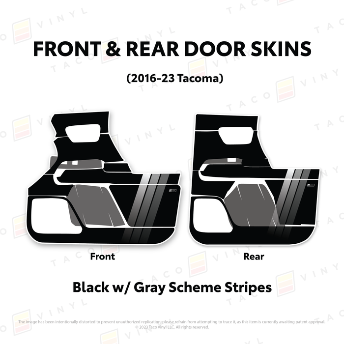 2016-23 Tacoma Door Skins