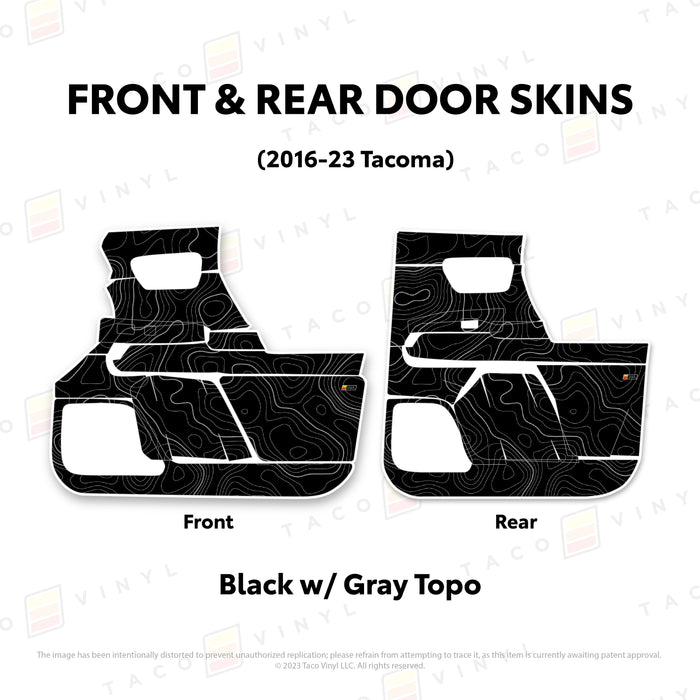 2016-23 Tacoma Door Skins