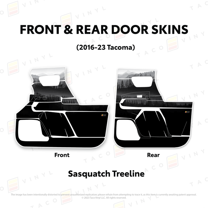 2016-23 Tacoma Door Skins