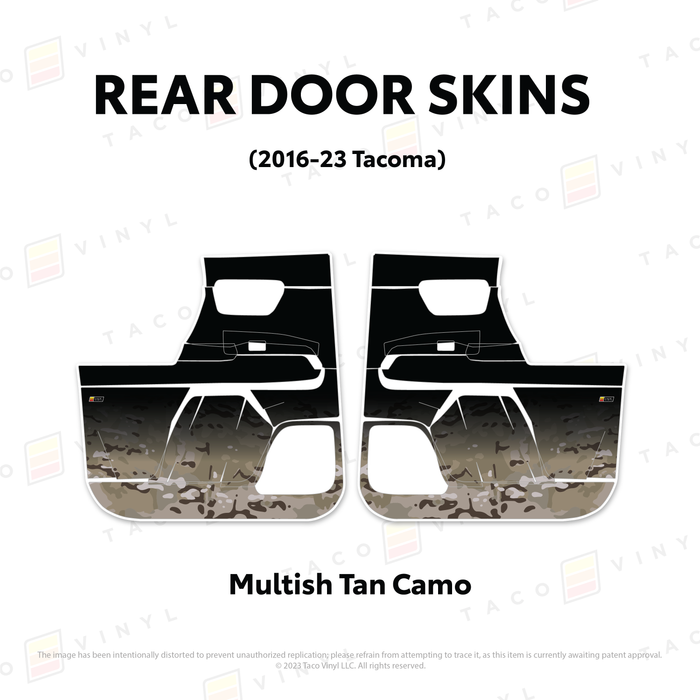 2016-23 Tacoma Door Skins
