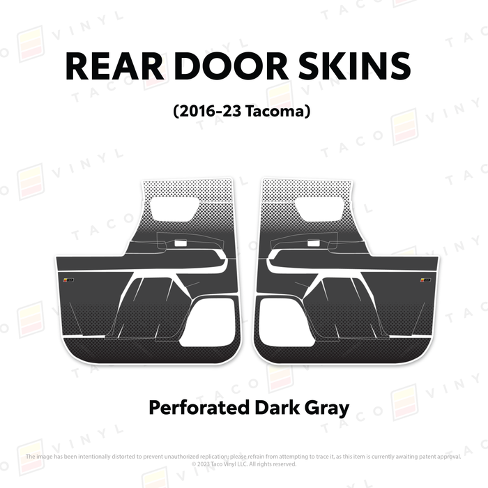 2016-23 Tacoma Door Skins