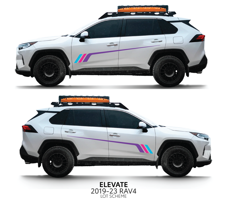 2019-2025 Rav4 Elevate Decal Kit
