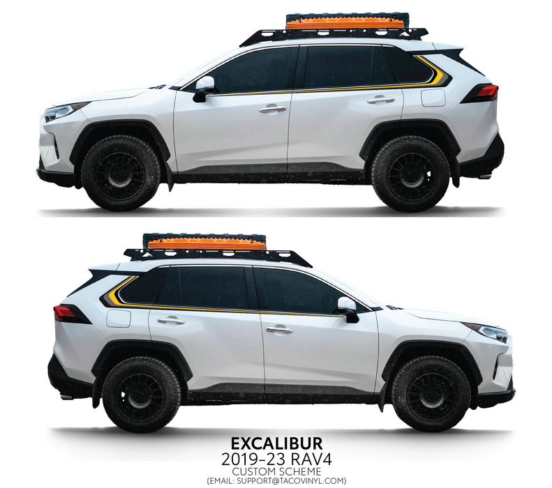 2019-2025 Rav4 Excalibur Decal Kit