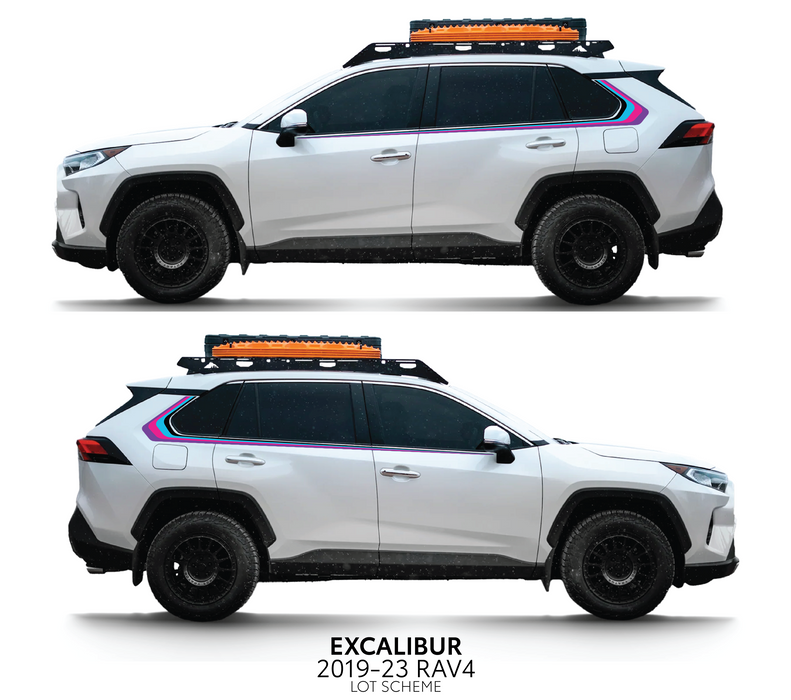 2019-2025 Rav4 Excalibur Decal Kit