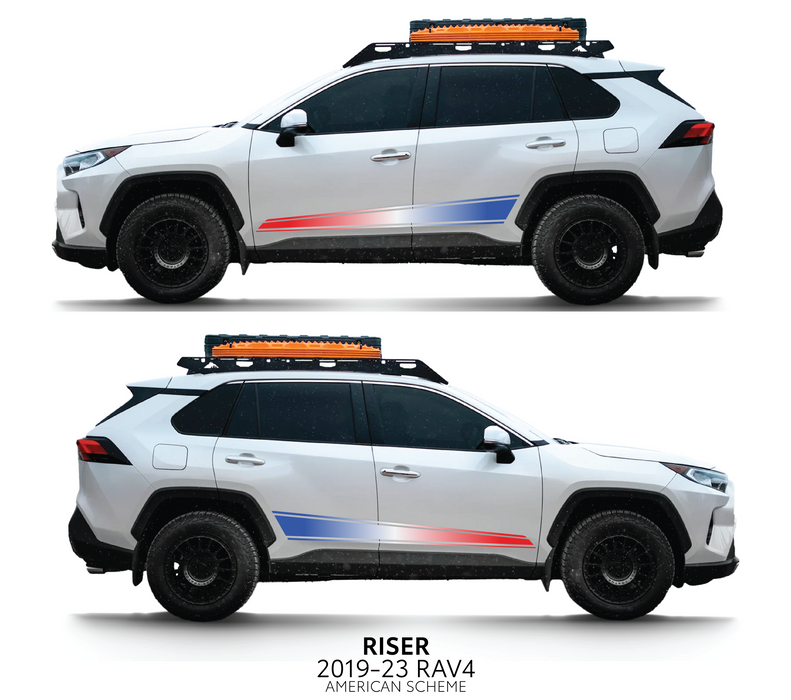 2019-2025 Rav4 Riser Decal Kit