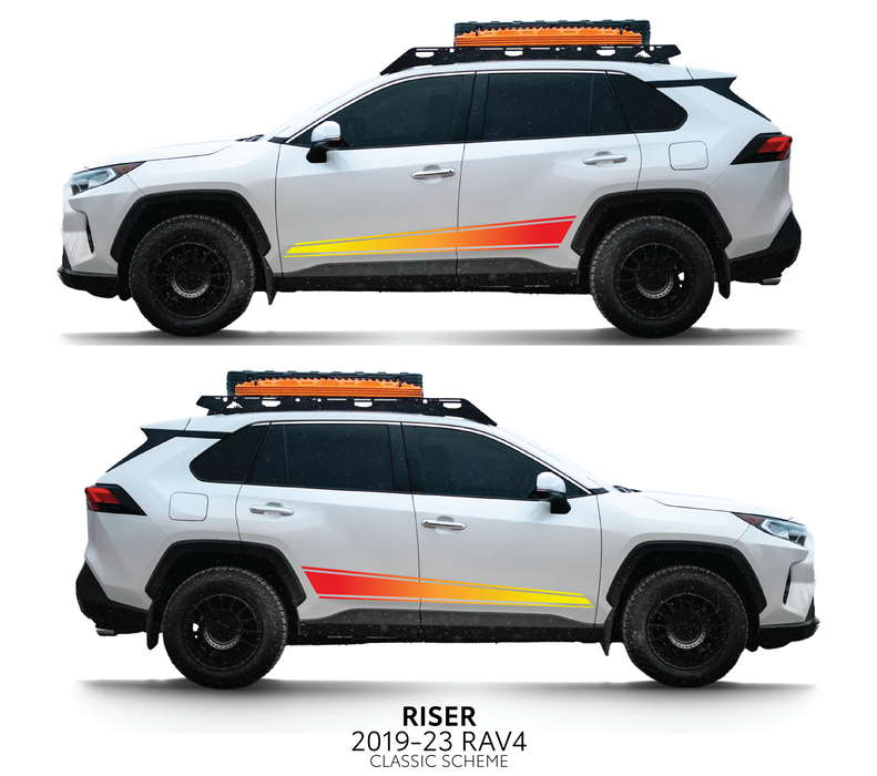 2019-2025 Rav4 Riser Decal Kit