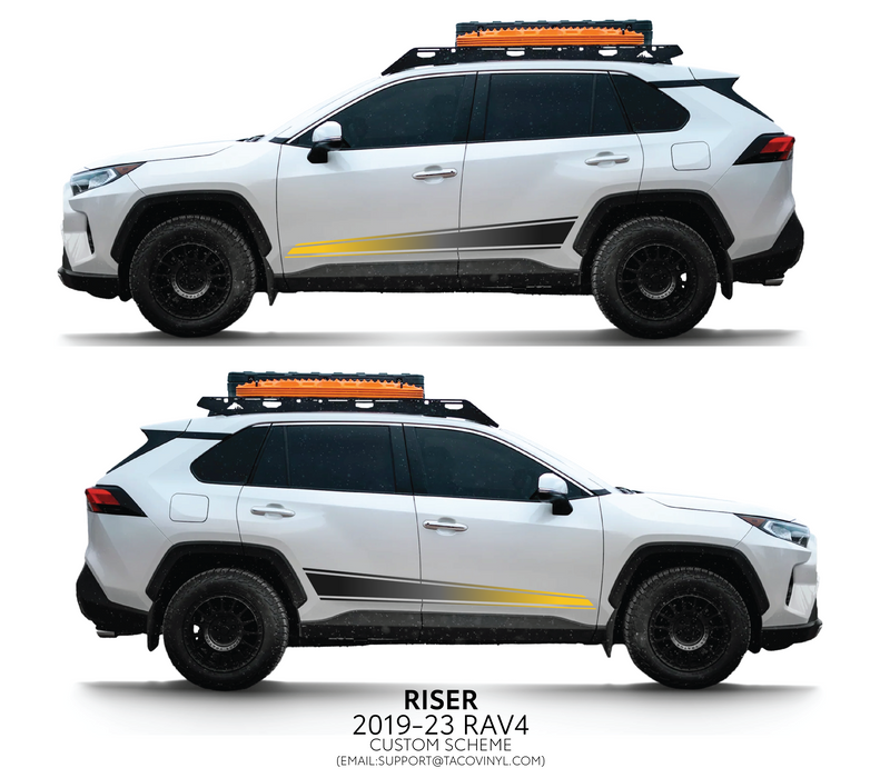 2019-2025 Rav4 Riser Decal Kit