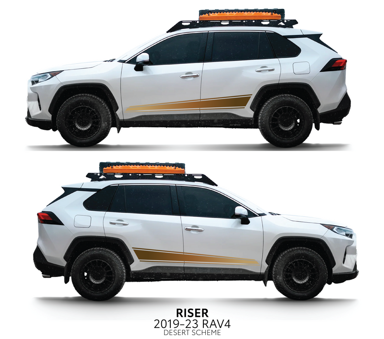 2019-2025 Rav4 Riser Decal Kit