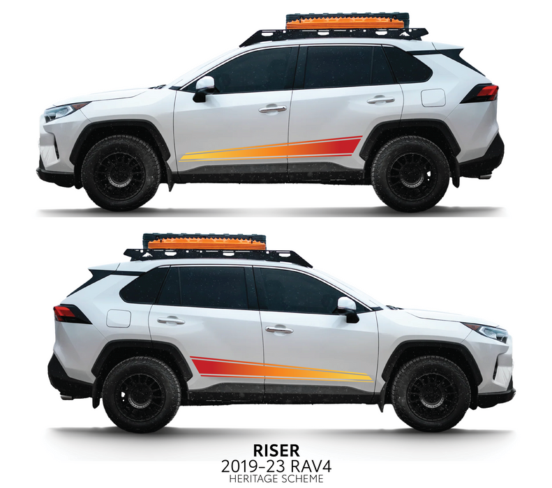 2019-2025 Rav4 Riser Decal Kit