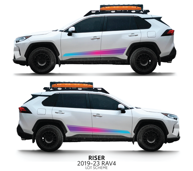 2019-2025 Rav4 Riser Decal Kit