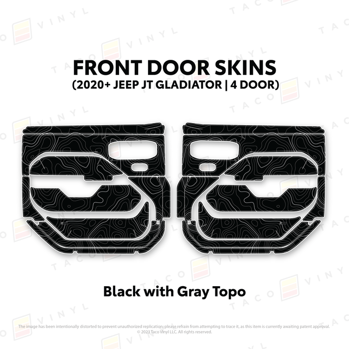 2020+ Jeep Gladiator (JT) Door Skins