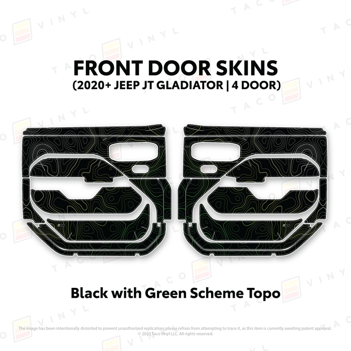 2020+ Jeep Gladiator (JT) Door Skins