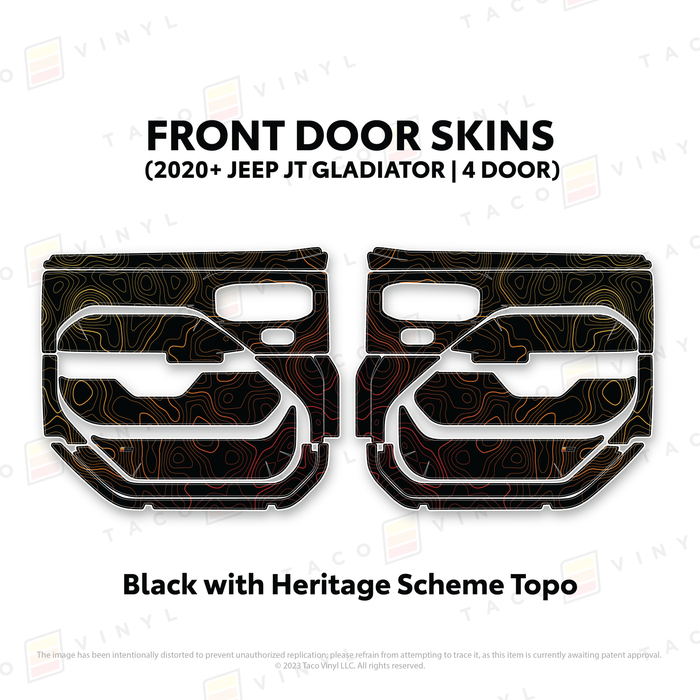 2020+ Jeep Gladiator (JT) Door Skins