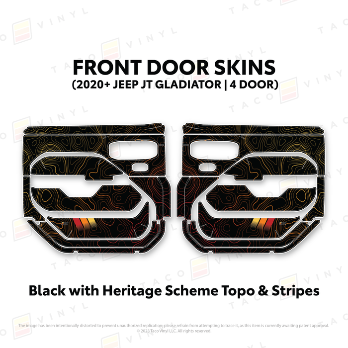 2020+ Jeep Gladiator (JT) Door Skins