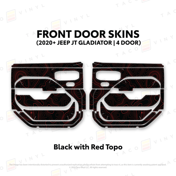 2020+ Jeep Gladiator (JT) Door Skins