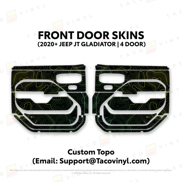 2020+ Jeep Gladiator (JT) Door Skins
