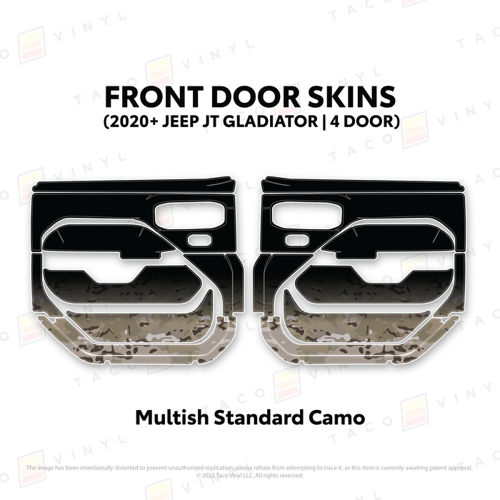 2020+ Jeep Gladiator (JT) Door Skins