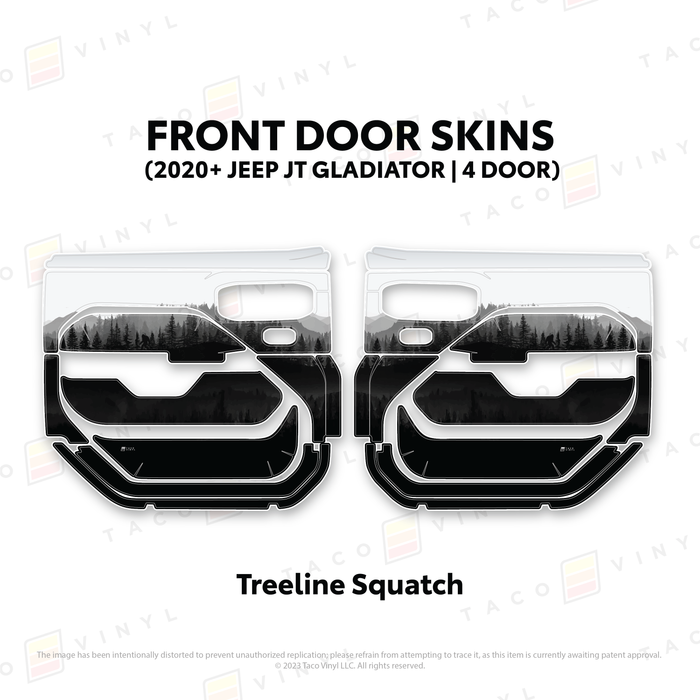 2020+ Jeep Gladiator (JT) Door Skins