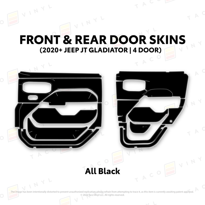 2020+ Jeep Gladiator (JT) Door Skins