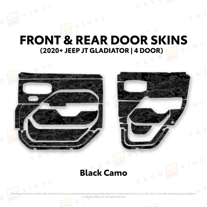 2020+ Jeep Gladiator (JT) Door Skins
