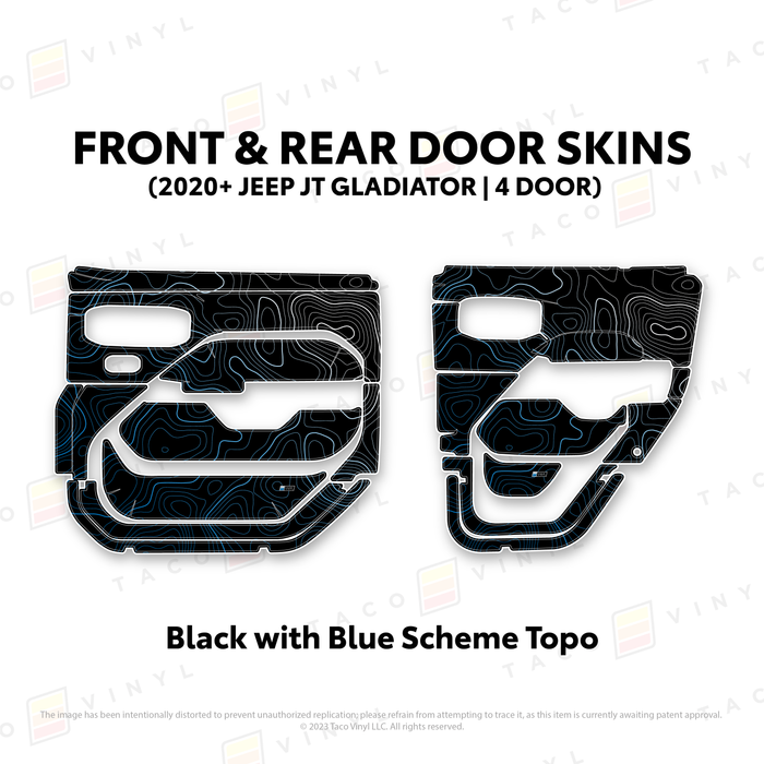 2020+ Jeep Gladiator (JT) Door Skins