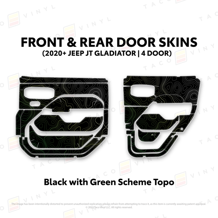 2020+ Jeep Gladiator (JT) Door Skins