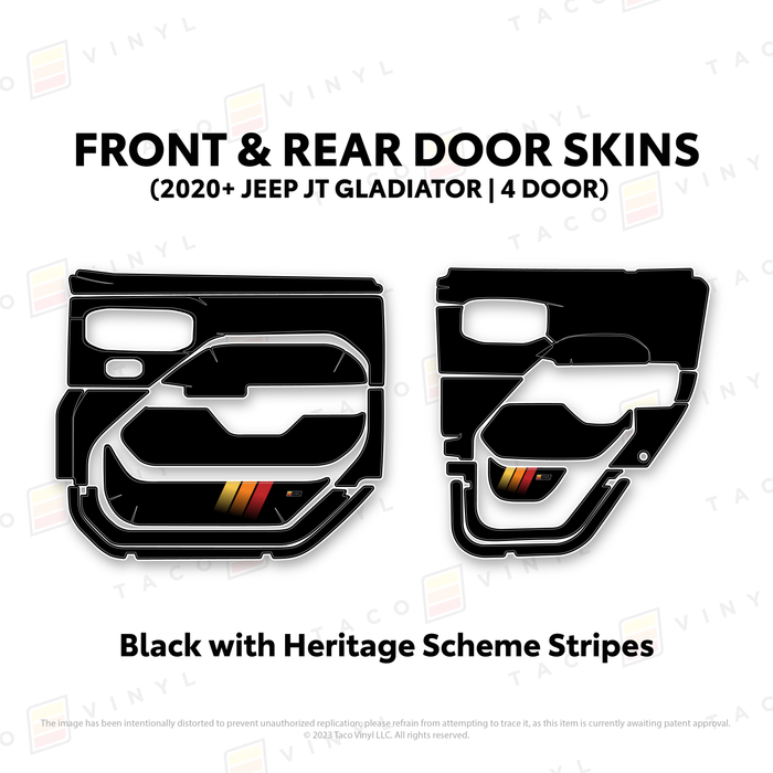 2020+ Jeep Gladiator (JT) Door Skins