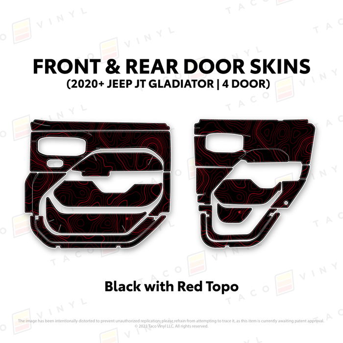 2020+ Jeep Gladiator (JT) Door Skins