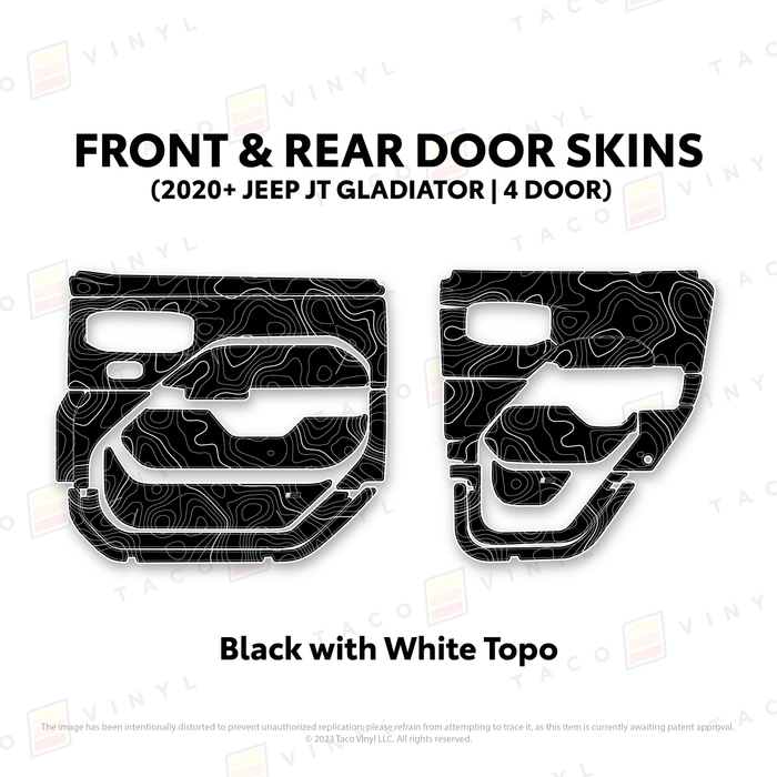 2020+ Jeep Gladiator (JT) Door Skins
