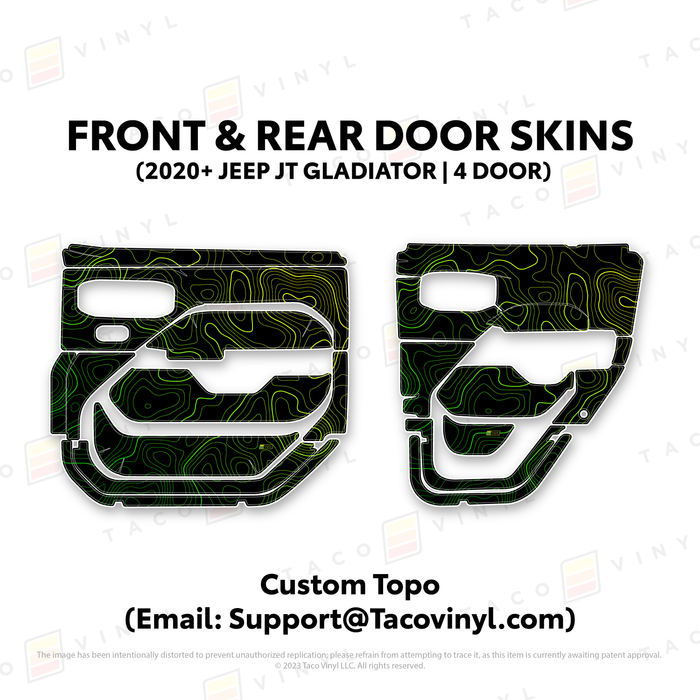 2020+ Jeep Gladiator (JT) Door Skins
