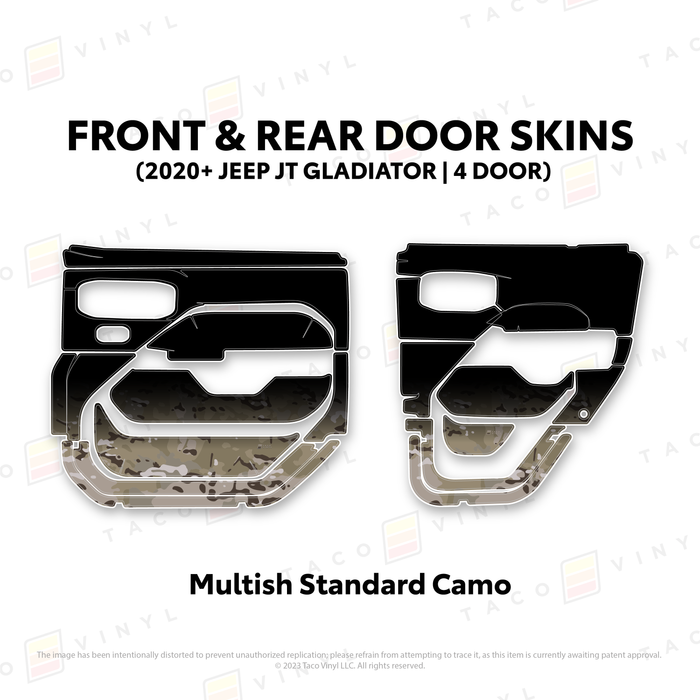 2020+ Jeep Gladiator (JT) Door Skins