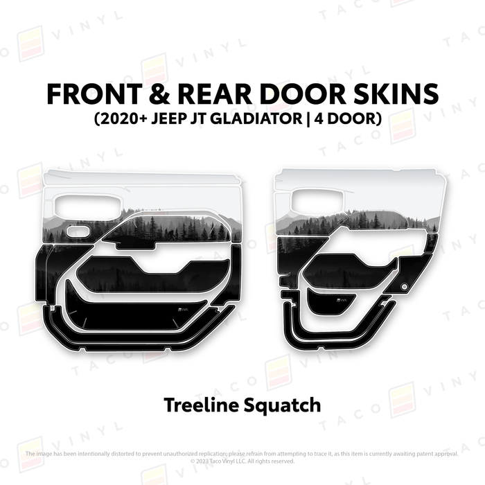 2020+ Jeep Gladiator (JT) Door Skins